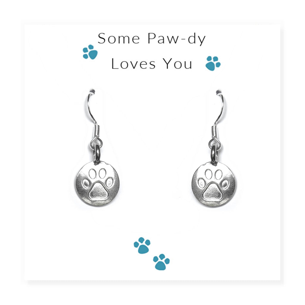 Some Paw-dy Loves You - Earrings & Gift Card
