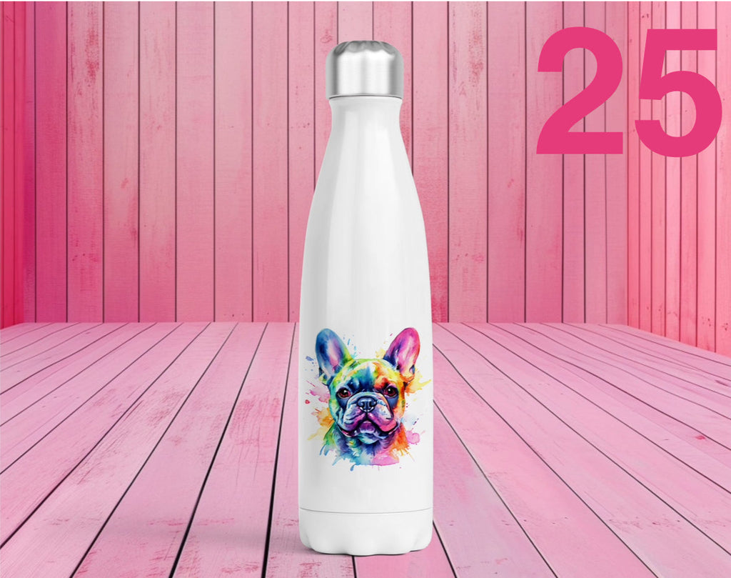Pet Themed Thermal Stainless Steel Bottle 500ml | Personalised Pet Gifts For Humans | Choose Design