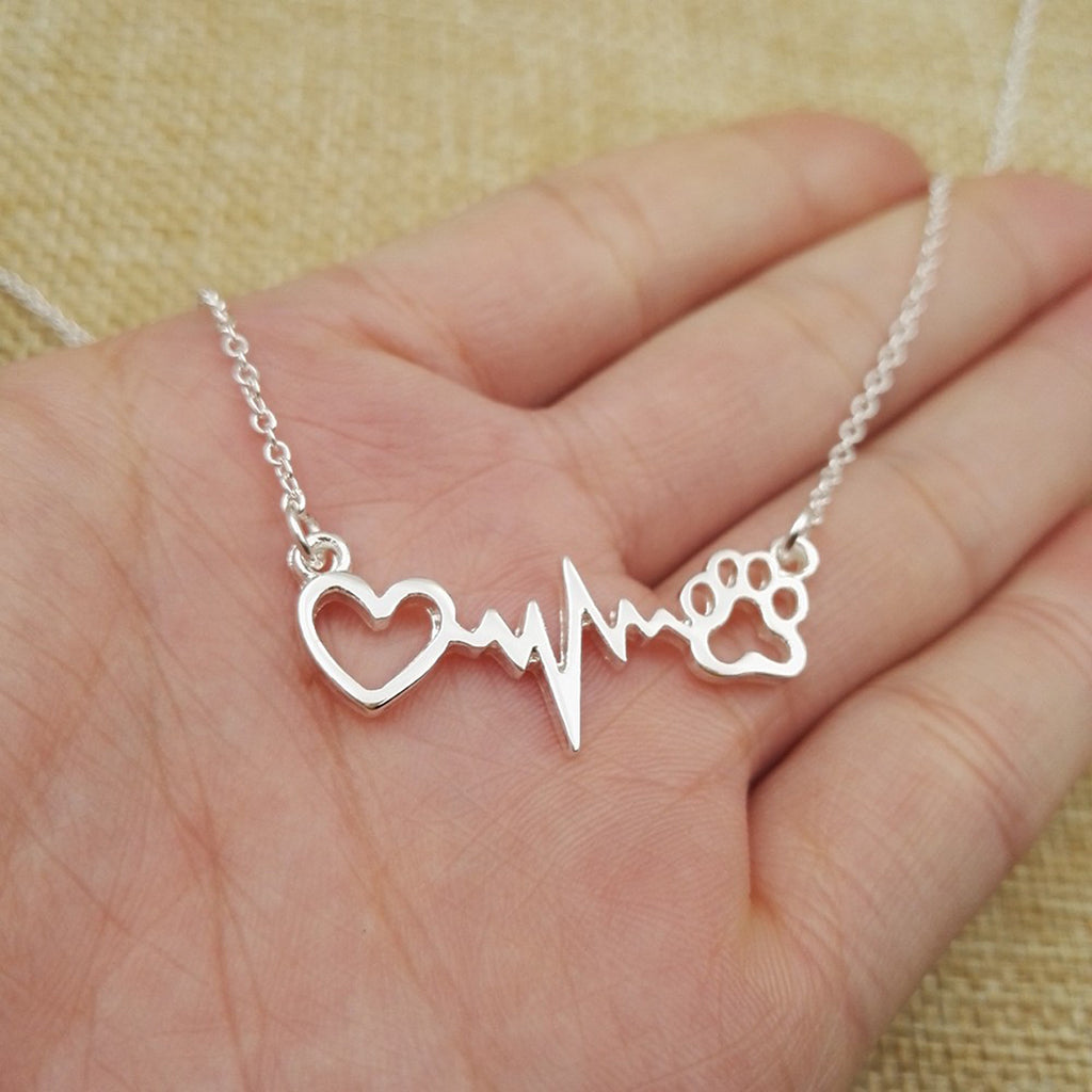 Inner Husky Necklace – Zinc Alloy Dog Pendant in Gold, Silver & Rose Gold | Trendy Pet Lover Jewelry Gift