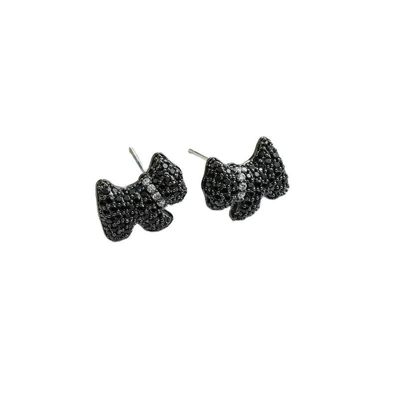 Puppy dog earrings ladies hypoallergenic