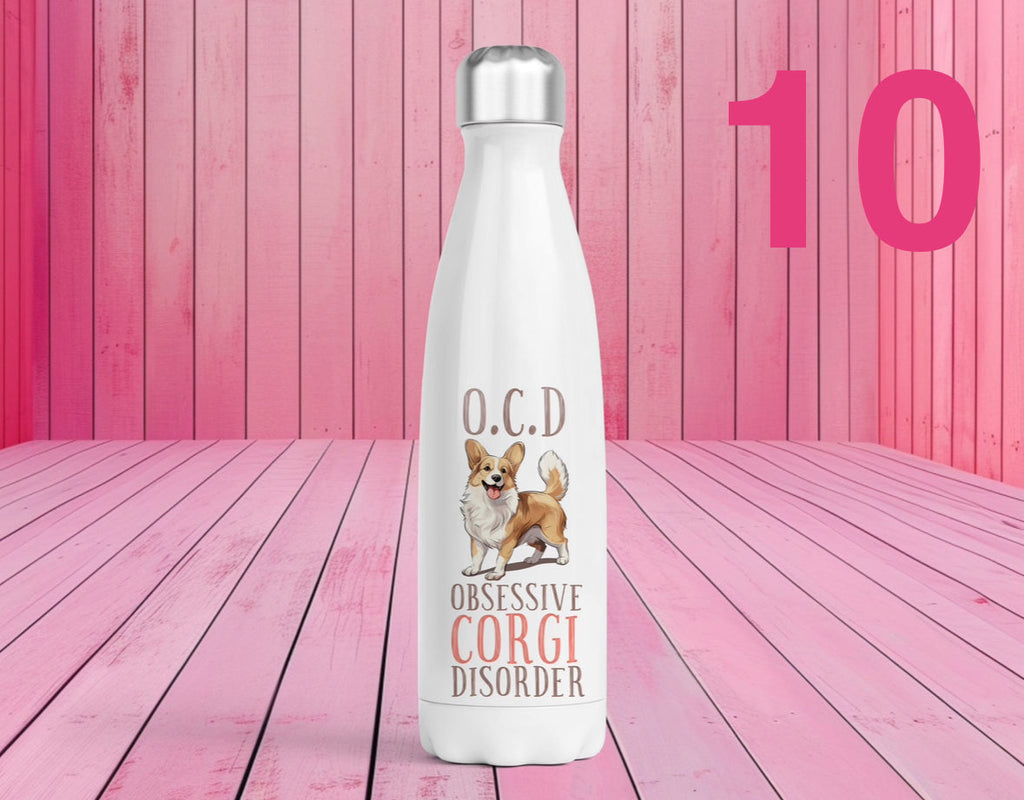 Pet Themed Thermal Stainless Steel Bottle 500ml | Personalised Pet Gifts For Humans | Choose Design