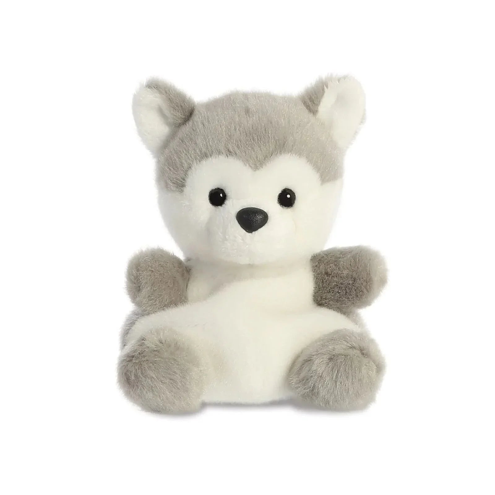 Palm Pals Busky Husky Plush – Soft Palm-Sized Toy | Cute Bean-Filled Husky for All Ages (0+)