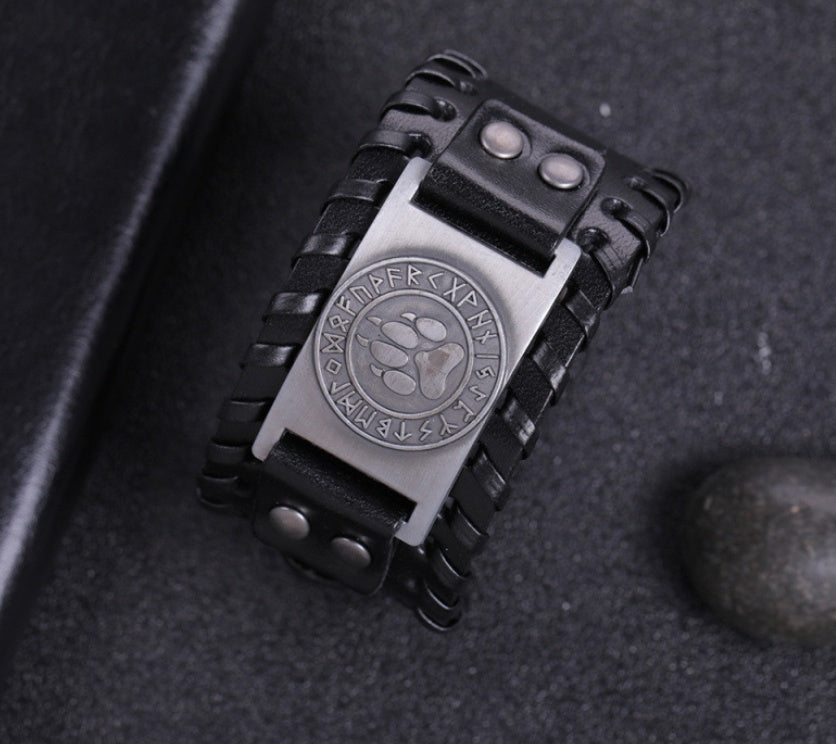 Wolf Paw Print Bracelet