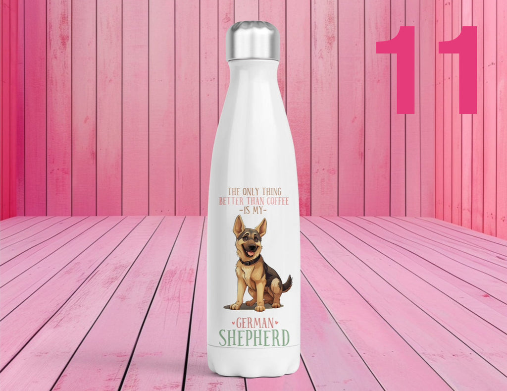 Pet Themed Thermal Stainless Steel Bottle 500ml | Personalised Pet Gifts For Humans | Choose Design