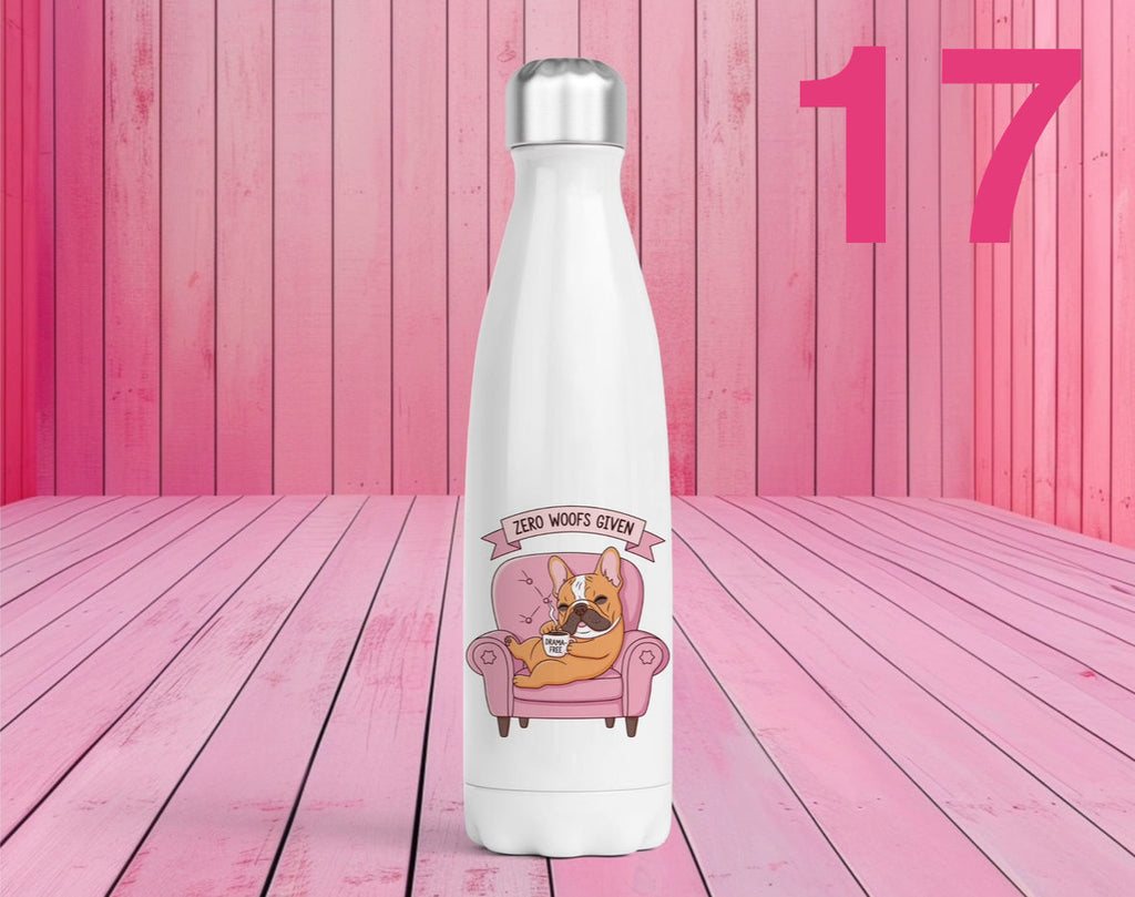 Pet Themed Thermal Stainless Steel Bottle 500ml | Personalised Pet Gifts For Humans | Choose Design