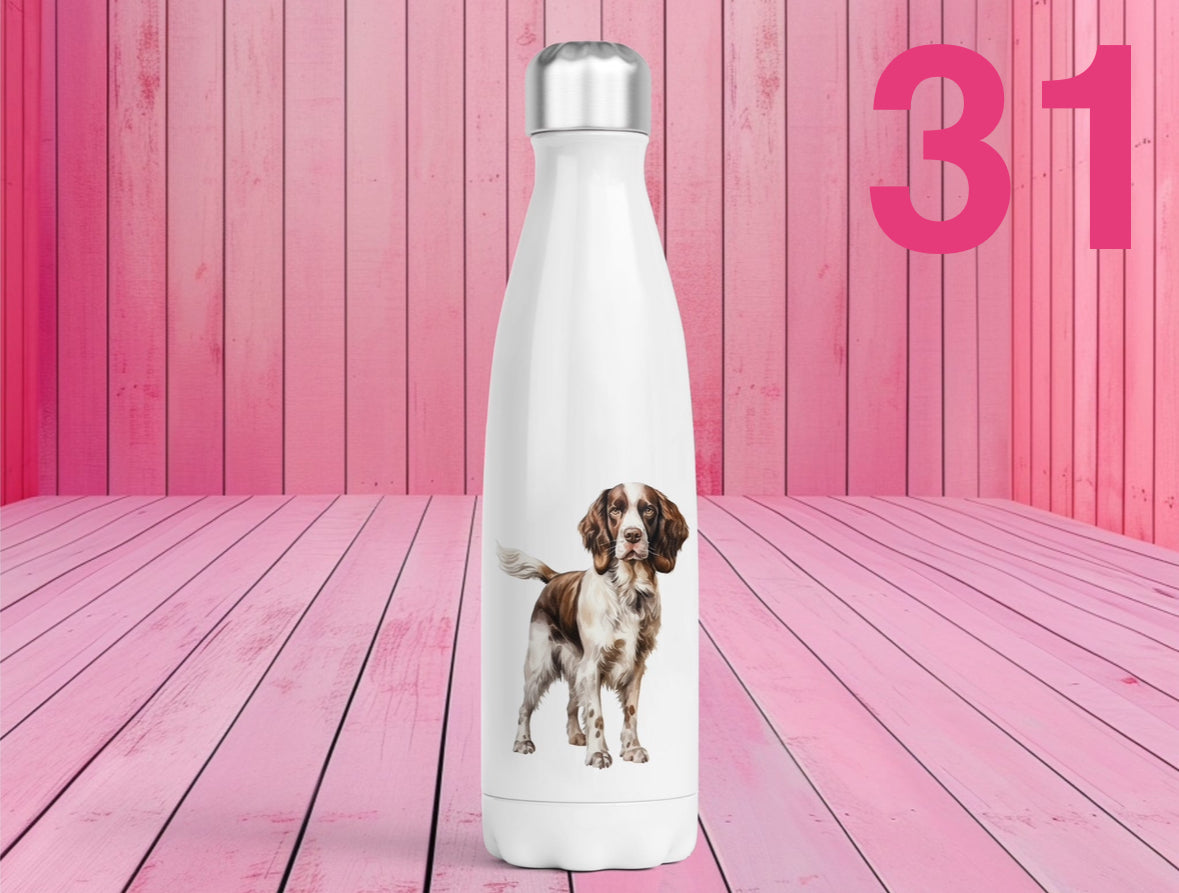 Pet Themed Thermal Stainless Steel Bottle 500ml | Personalised Pet Gifts For Humans | Choose Design