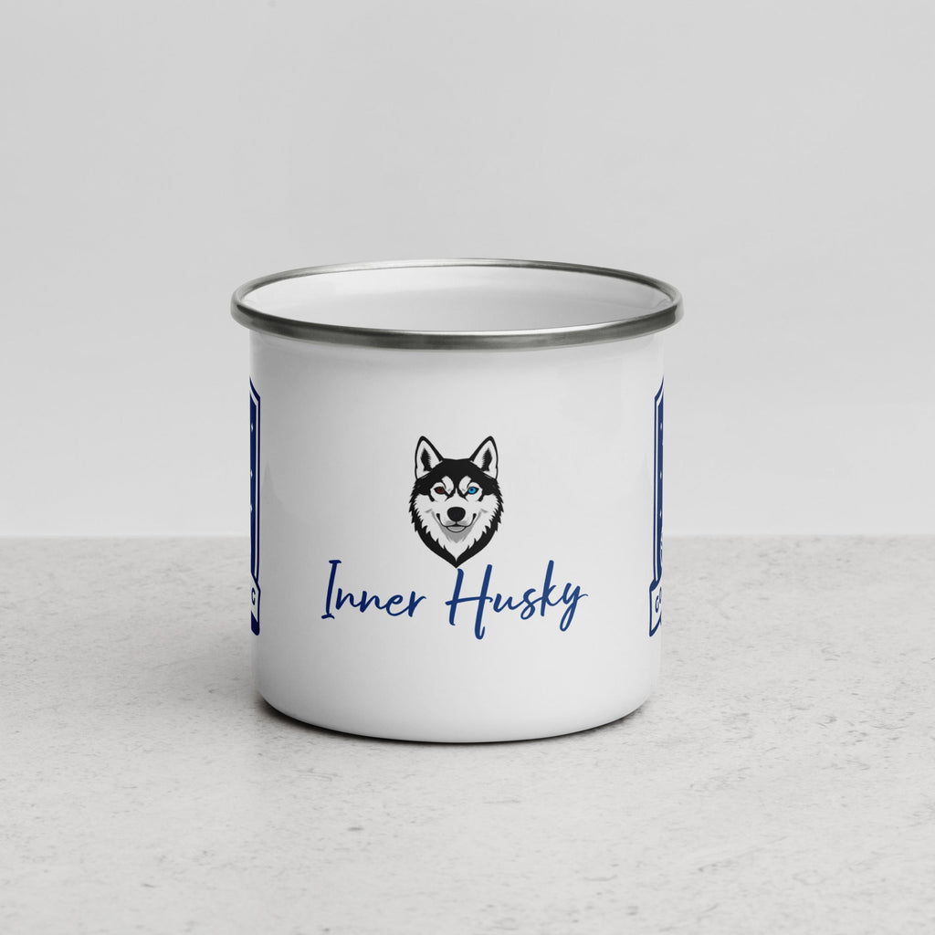 “Go Camping” Enamel Mug