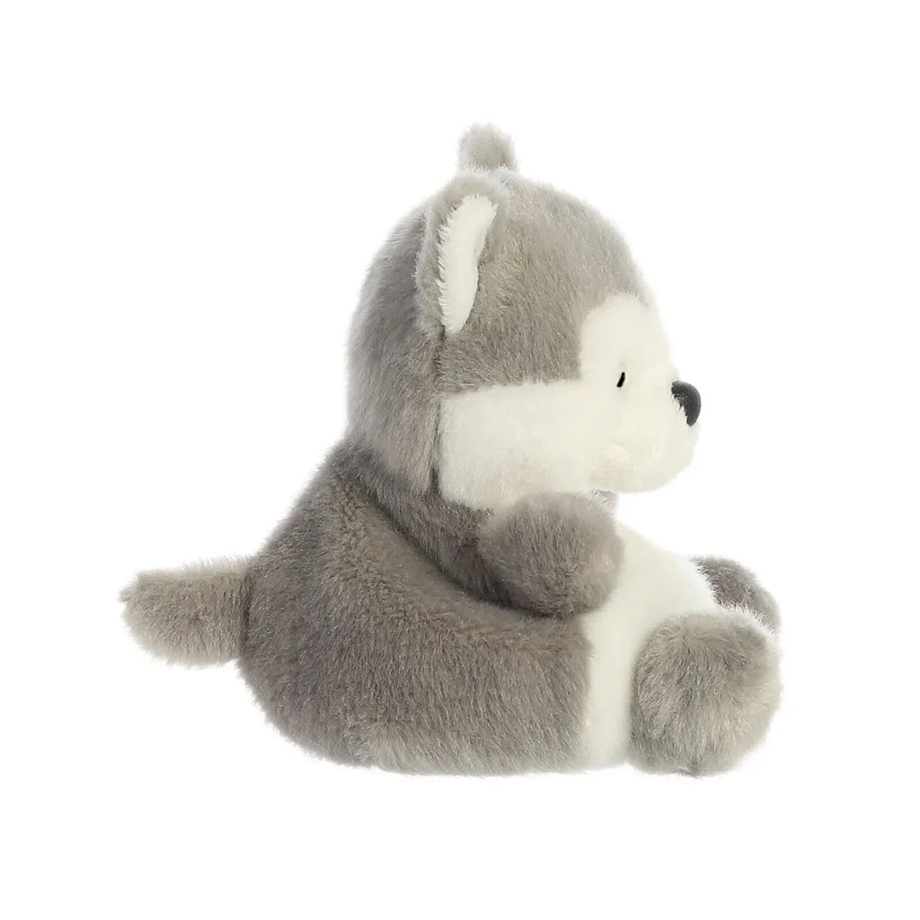 Palm Pals Busky Husky Plush – Soft Palm-Sized Toy | Cute Bean-Filled Husky for All Ages (0+)