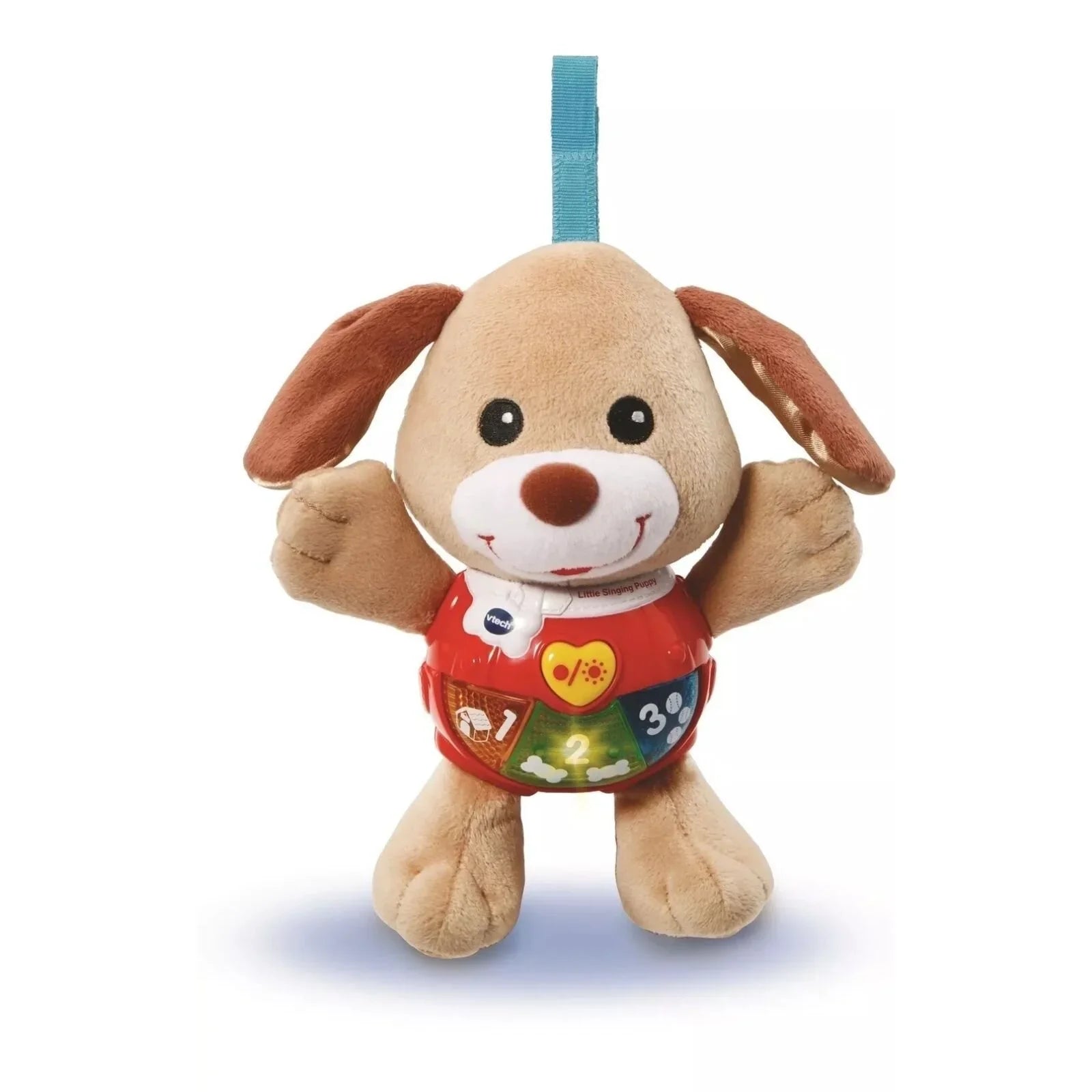 VTech Little Singing Puppy – Baby Soft Toy with Lights & Sounds | Educational Plush for 3–18 Months