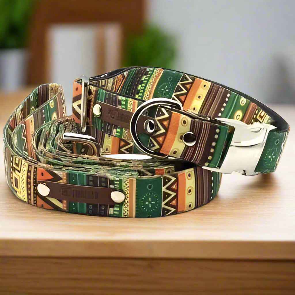 Majestic Cotton Couture Dog Collar for Large Breeds