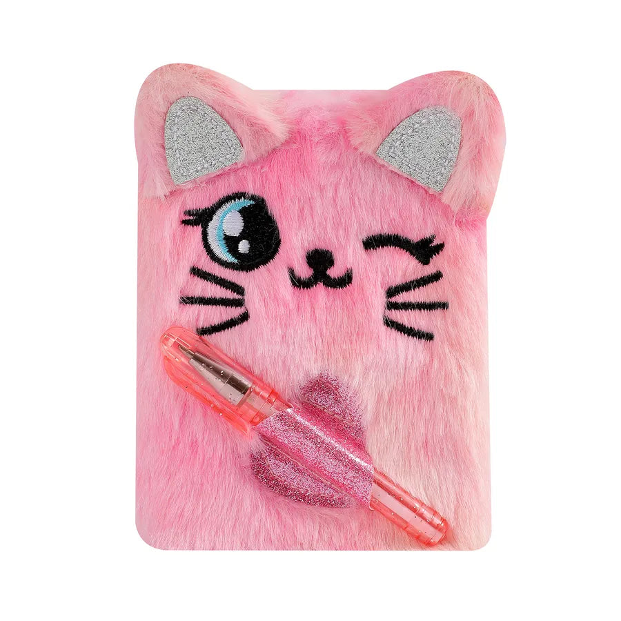 Cute Mini Portable Cat Dog Notebook With Pocket Student Gift Journal Book Children Lovely Portable Diary Notebook