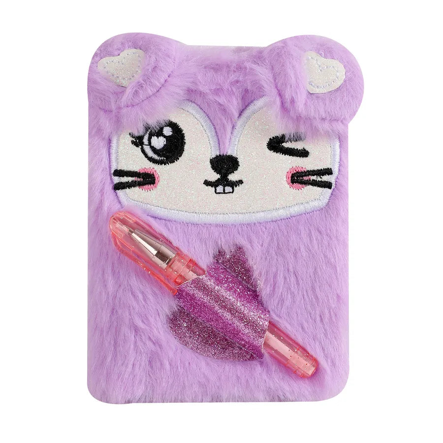 Cute Mini Portable Cat Dog Notebook With Pocket Student Gift Journal Book Children Lovely Portable Diary Notebook